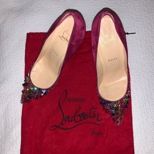 Christian Louboutin pink heels